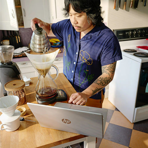 HP Essential X 15.6-in Traditional Laptop AMD Ryzen 5 8GB RAM AMD Radeon Graphics 256GB SSD Storage Windows 11 Home 60Hz - Silver