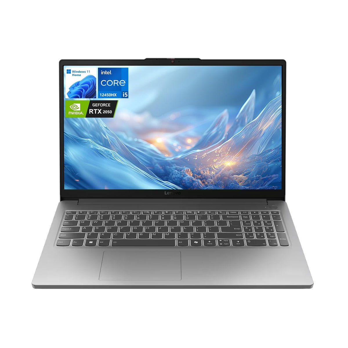LENOVO LOQ 15.6 inches Traditional Laptop Intel Core i5 32GB RAM NVIDIA GeForce RTX 2050 1TB SSD Storage Windows 11 Home 144Hz - Grey