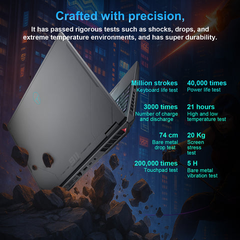THUNDEROBOT Radiant R16 16-in Traditional Laptop Intel Core i9 16GB RAM NVIDIA GeForce RTX 5080 1TB SSD Storage Windows 11 Home 300Hz - Black