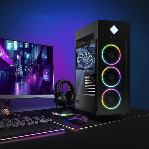 HP Omen 45L Tower Desktop Intel Core Ultra 9 16GB RAM NVIDIA GeForce RTX 5080 1TB SSD Storage Windows 11 Home - Black