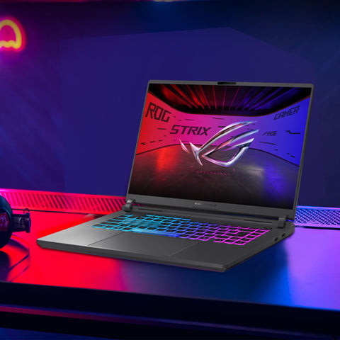ASUS ROG Strix 16" Traditional Laptop Intel Core Ultra 9 32GB RAM NVIDIA GeForce RTX 5080 1TB SSD Storage Windows 11 Home 240Hz - Grey