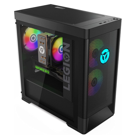 Lenovo Legion Tower 5i Gaming Desktop, Intel Core i7-11700F, GeForce RTX 3070, RJ-45, Display Port, HDMI, Wired Keyboard & Mouse, Wi-Fi 6, Black