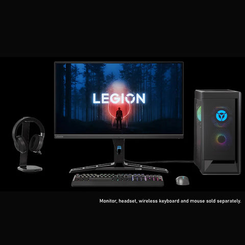 LENOVO Legion T5 Gen 8 Gaming Tower Desktop, Non-touch , AMD Ryzen 5 5600G, NVIDIA GeForce RTX 3060, 16GB DDR4 UDIMM, 512GB PCIe M.2 SSD, Wi-Fi 6, Non-backlit Keyboard, Windows 11 Home, Black