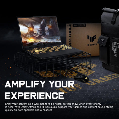 ASUS TUF F16 16" Traditional Laptop Intel Core 5 16GB RAM NVIDIA GeForce RTX 4050 512GB SSD Storage Windows 11 Home 144Hz - Grey