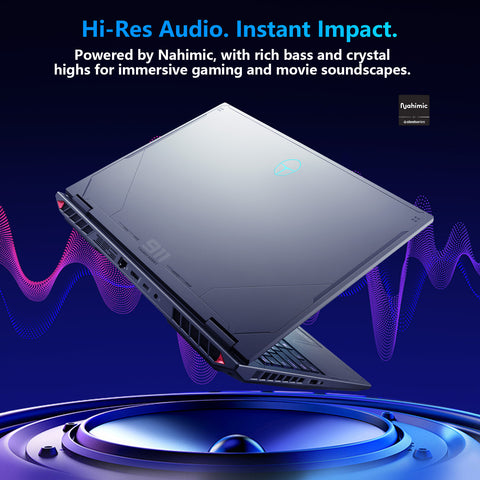 THUNDEROBOT Radiant 16 16-in Traditional Laptop Intel Core i7 64GB RAM NVIDIA GeForce RTX 5060 2TB SSD Storage Windows 11 Pro 300Hz - Black