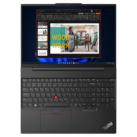 Lenovo ThinkPad E16 Gen 1 Business Laptop, 16" WUXGA Touchscreen 60Hz, AMD Ryzen 7 7730U, AMD Radeon Graphics, 8GB DDR4 RAM, 256GB PCIe M.2 SSD, Wi-Fi 6, Windows 11 Pro, Black