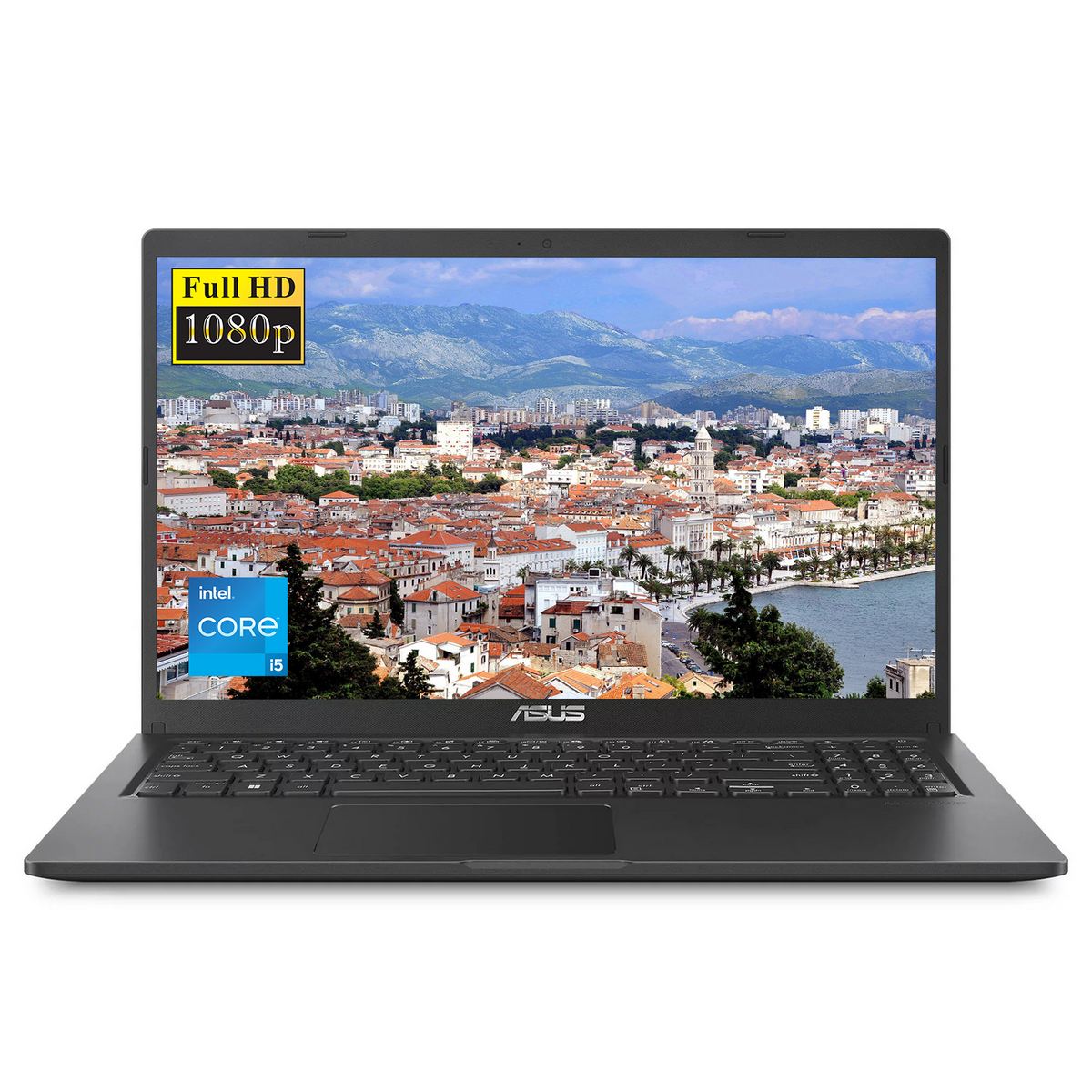 ASUS Vivobook F1500E Laptop, 15.6" FHD Non-touch 60Hz, Intel Core i5-1135G7, Intel Iris Xe Graphics, 8GB RAM DDR4, 256GB PCIe M.2 SSD, Wi-Fi 5, Windows 11 Home, Black