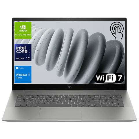 HP Envy 17.3" Traditional Laptop Intel Core Ultra 7 16GB RAM NVIDIA GeForce RTX 3050 512GB SSD Storage Windows 11 Home 60Hz - Grey