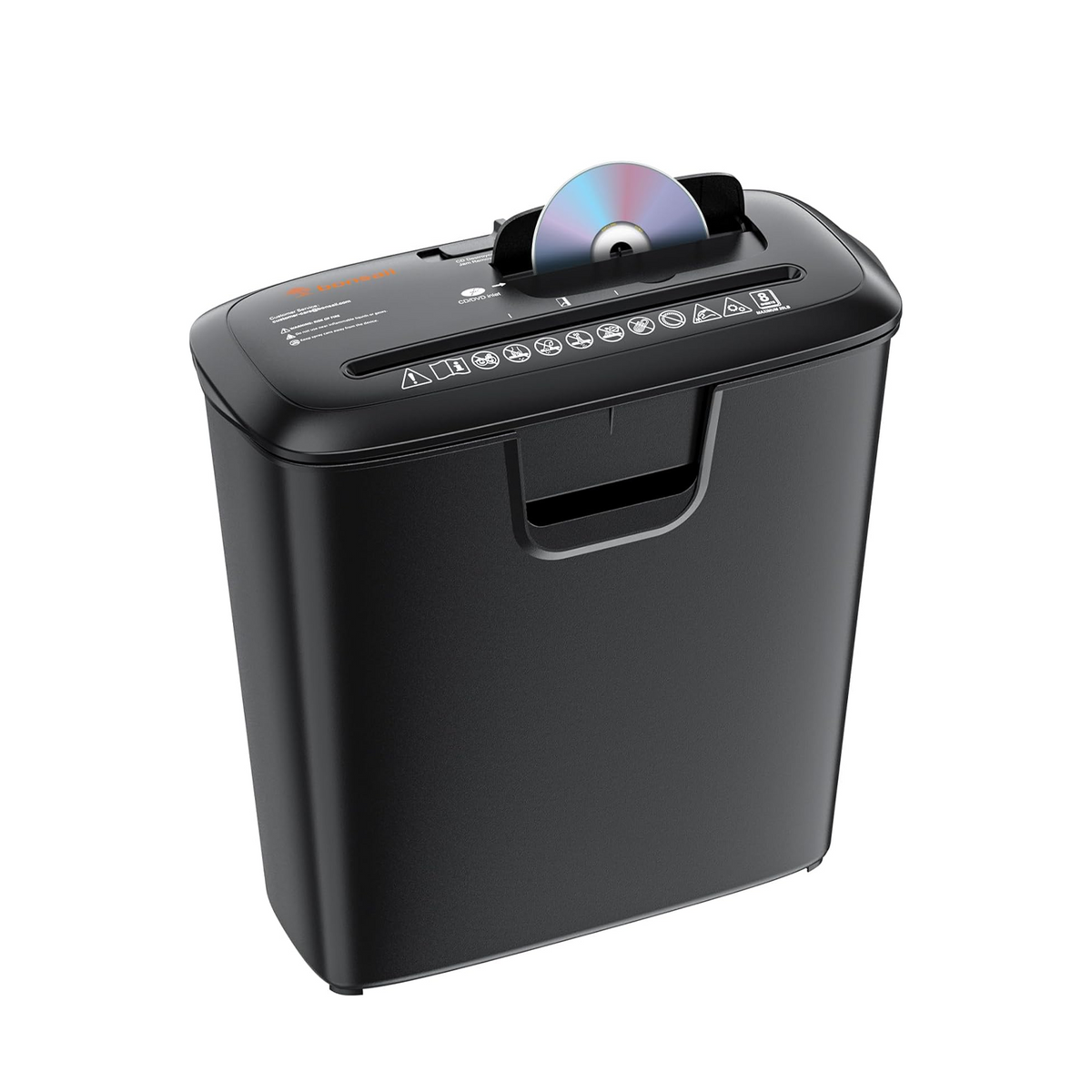 Bonsaii Paper Shredder for Home Use, 8-Sheet StripCut Home Office Shredder, CD/Credit Card Shredder Machine with Overheat Protection, 3.4 Gallons Wastebasket