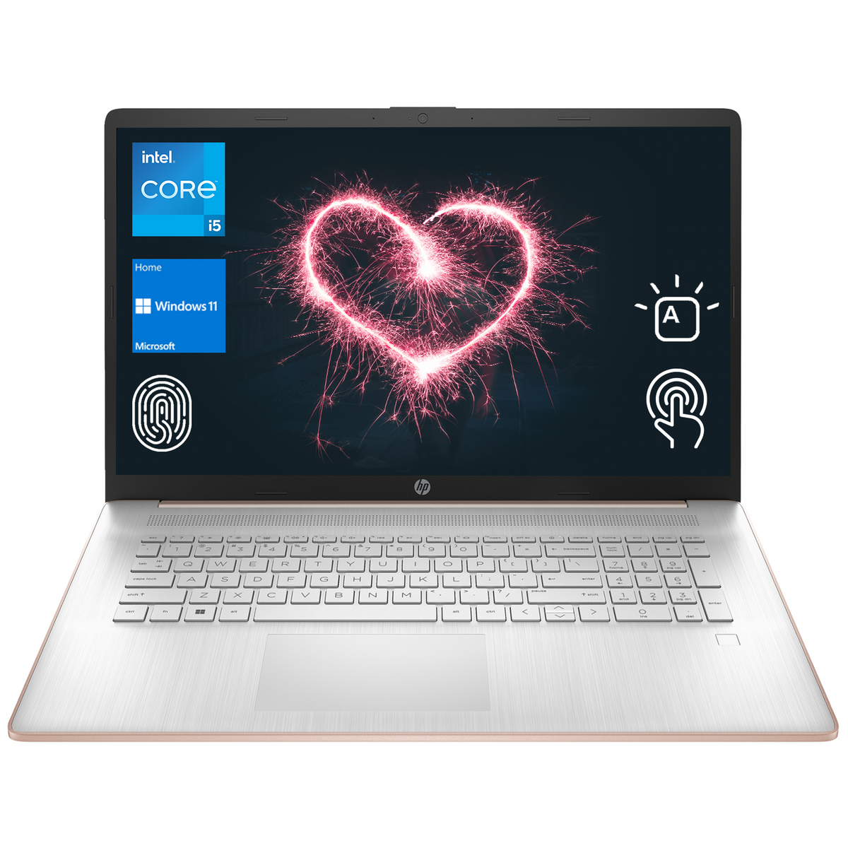 HP Essential 17 Laptop, HD+ Touchscreen 60Hz, Intel Core i5