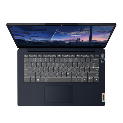 Lenovo IdeaPad 3i Laptop, 14” FHD Display, Intel Core i5-1235U Processor, Backlit Keyboard, Fingerprint Reader, Webcam, Wi-Fi 6, Windows 11 Home, Blue