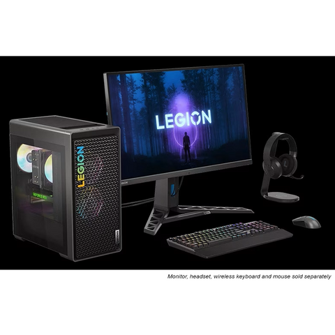 Lenovo Legion T5 Gen 8 Gaming Tower Desktop, Intel Core i7-13700F, NVIDIA GeForce RTX 4070, 16GB DDR5 RAM, 512GB PCIe M.2 SSD, Wi-Fi 6, Windows 11 Pro, Grey