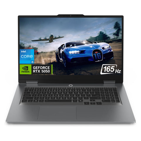 LENOVO LOQ 17.3" Traditional Laptop Intel Core i5 12GB RAM NVIDIA GeForce RTX 5050 1TB SSD Storage Windows 11 Home 165Hz - Grey
