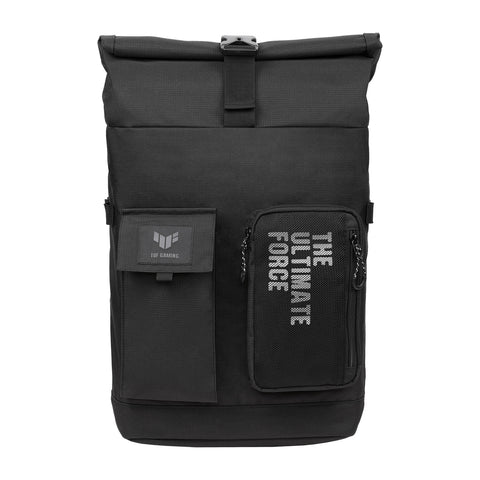 ASUS TUF Gaming VP4700 Backpack, up to 17" laptop, with top folded closure to resize, light weight and durable water repellent for daily usage