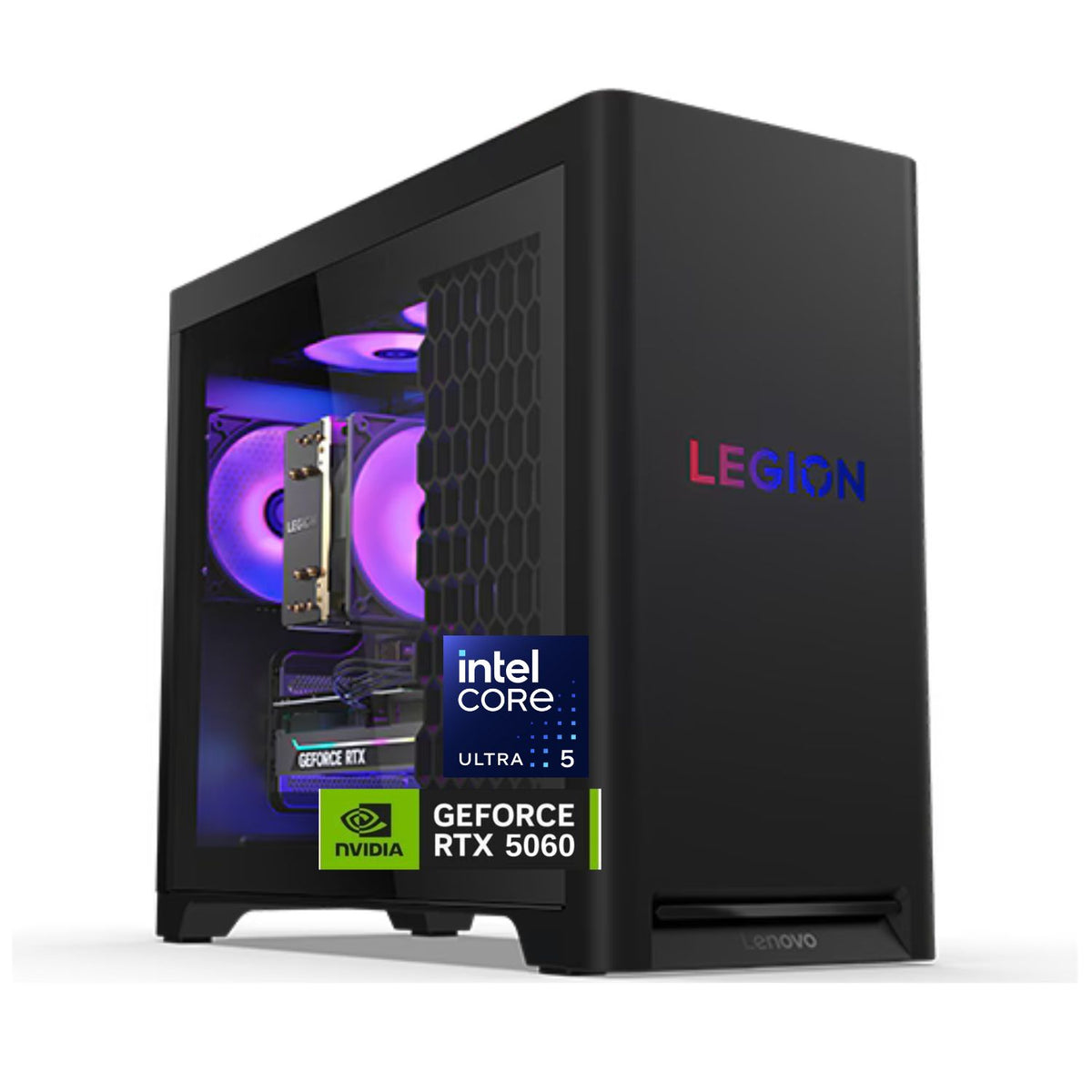 LENOVO Legion T5 Tower Desktop Intel Core Ultra 5 16GB RAM NVIDIA GeForce RTX 5060 1TB SSD Storage Windows 11 Home - Black