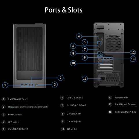 LENOVO Legion 5 Tower Desktop AMD Ryzen 7 32GB RAM NVIDIA GeForce RTX 4070 Ti Super 1TB SSD Storage Windows 11 Home - Grey