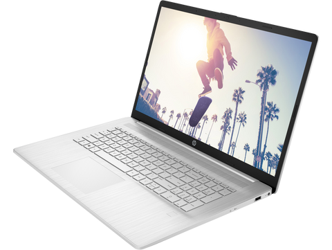 HP Essential Daily Traditional Laptop, 17.3" HD+ 1600*900 Touchscreen 60Hz, Intel N-Series N200, Intel UHD Graphics, 8GB DDR4 SODIMM, 1TB PCIe M.2 SSD, Wi-Fi 6, Non-backlit Keyboard, Windows 11 Home, Silver