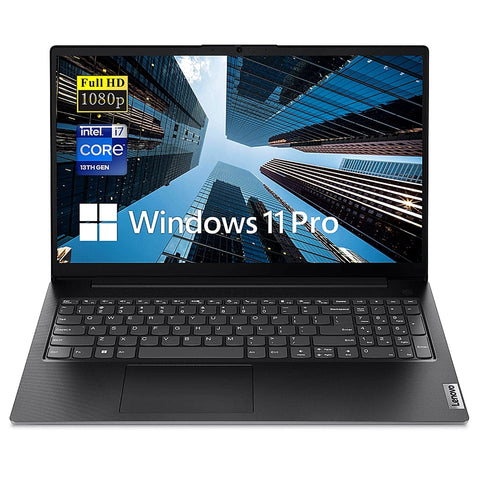 Lenovo V-Series V15 G4 Business Laptop, 15.6" FHD 1920 * 1080 Non-touch 60Hz, Intel Core i7-1355U, Intel Iris Xe Graphics, 16GB DDR4 RAM, 1TB PCIe M.2 SSD, Wi-Fi 5, Windows 11 Pro, Black