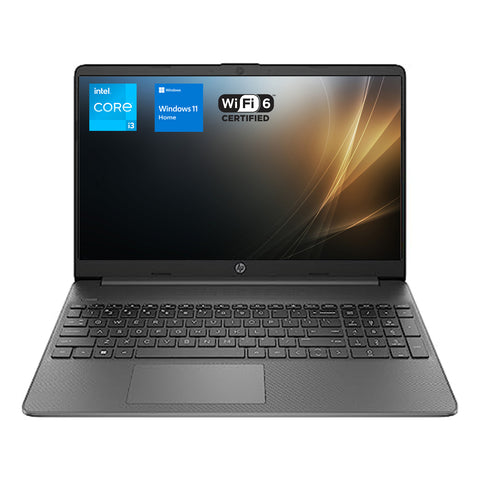 HP Essential 15-dy5599nr Laptop, 15" FHD Non-touch 60Hz, Intel Core i3-1215U, Intel UHD Graphics, 8GB DDR4 RAM, 128GB PCIe M.2 SSD, Wi-Fi 6, Windows 11 Home, Gray