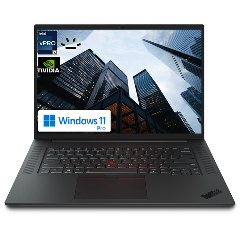 LENOVO ThinkPad P1 Gen 5 Business Traditional Laptop, 16" WQXGA 2560*1600 Non-touch 165Hz, Intel Core i7-12800H, NVIDIA GeForce A1000, 16GB DDR5 SODIMM, 512GB PCIe M.2 SSD, Wi-Fi 6, Windows 10 Pro, Black