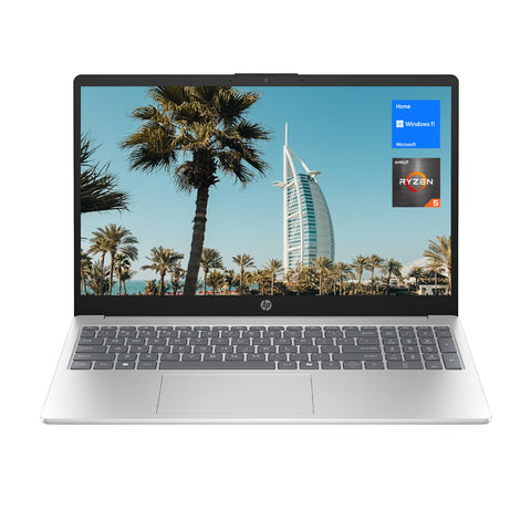HP Essential X 15.6-in Traditional Laptop AMD Ryzen 5 8GB RAM AMD Radeon Graphics 256GB SSD Storage Windows 11 Home 60Hz - Silver