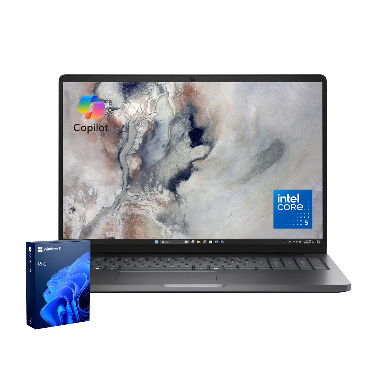 DELL Pro 16 16-in Traditional Laptop Intel Core 5 32GB RAM Intel Graphics 1TB SSD Storage Windows 11 Pro 60Hz - Silver