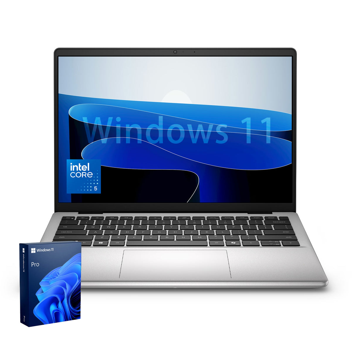 DELL 14 14 inches Traditional Laptop AMD Ryzen AI 5 16GB RAM AMD Radeon Graphics 1TB SSD Storage Windows 11 Pro 60Hz - Silver