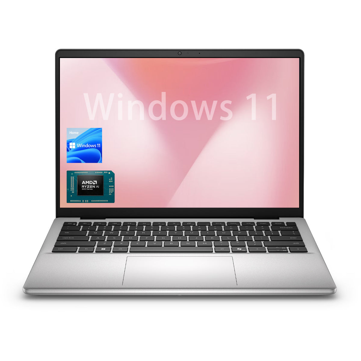 DELL 14 14 inches Traditional Laptop AMD Ryzen AI 5 32GB RAM AMD Radeon Graphics 1TB SSD Storage Windows 11 Home 60Hz - Silver