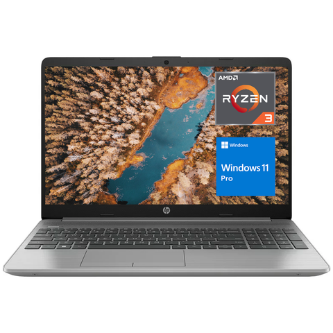 HP Essential 255 G9 Laptop, 15.6" FHD Non-touch 60Hz, AMD Ryzen 3 5425U, AMD Radeon Graphics, 8GB DDR4 RAM, 256GB PCIe M.2 SSD, Wi-Fi 5, FreeDOS, Grey