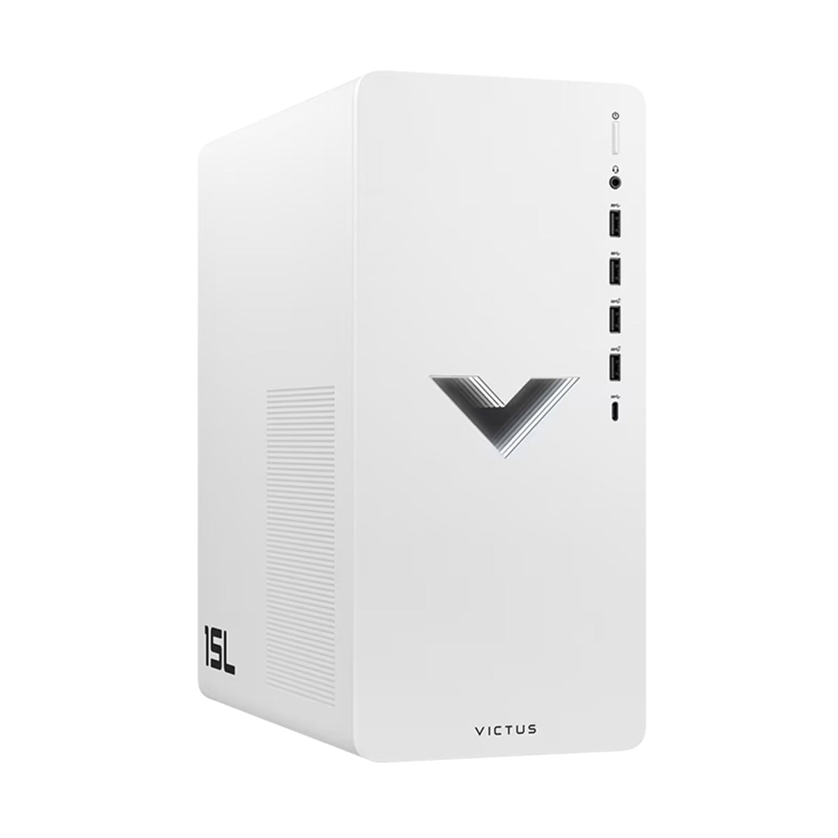HP Victus 15L Tower Desktop Intel Core i5 16GB RAM NVIDIA GeForce RTX 3050 512GB SSD Storage Windows 11 Home - Silver