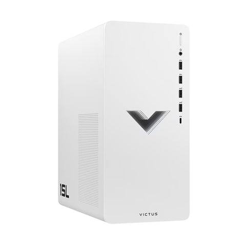 HP Victus 15L Tower Desktop Intel Core i5 16GB RAM NVIDIA GeForce RTX 3050 512GB SSD Storage Windows 11 Home - Silver