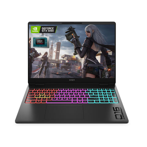 HP Omen MAX 16" Traditional Laptop AMD Ryzen AI 9 16GB RAM NVIDIA GeForce RTX 5060 512GB SSD Storage Windows 11 Home 240Hz - Black