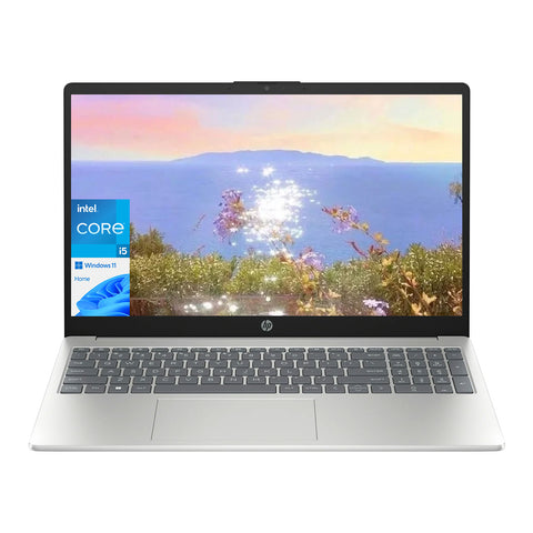 HP Essential 15.6" Traditional Laptop Intel Core i5 8GB RAM Intel Iris Xe Graphics 256GB SSD Storage Windows 11 Home 60Hz - Silver