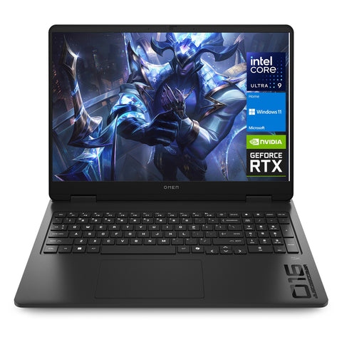 HP Omen Slim 16" Traditional Laptop Intel Core Ultra 9 16GB RAM NVIDIA GeForce RTX 5060 512GB SSD Storage Windows 11 Home 144Hz - Black
