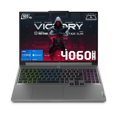 LENOVO Legion 5 16" Traditional Laptop Intel Core i7 16GB RAM NVIDIA GeForce RTX 4060 512GB SSD Storage Windows 11 Home 165Hz - Grey