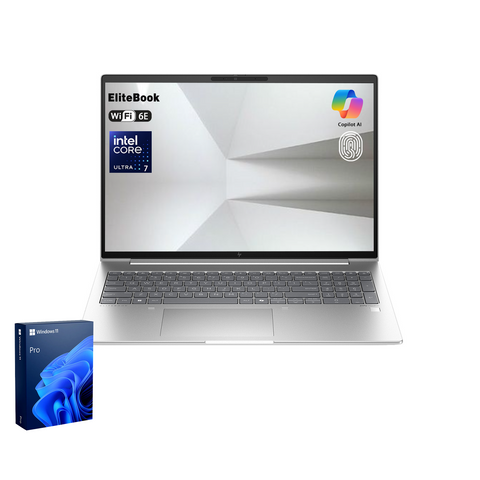 HP EliteBook 660 16" Traditional Laptop Intel Core Ultra 7 16GB RAM Intel Graphics 512GB SSD Storage Windows 11 Pro 60Hz - Silver