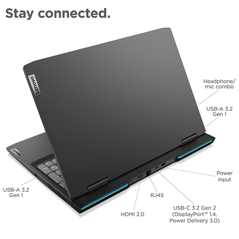 Lenovo IdeaPad Gaming 3 Gaming Laptop, 15.6" FHD 1920 * 1080 Non-touch 120Hz, AMD Ryzen 5 6600H, NVIDIA GeForce RTX 3050, 8GB DDR5 RAM, 256GB PCIe M.2 SSD, Wi-Fi 6, Windows 11 Home, Grey