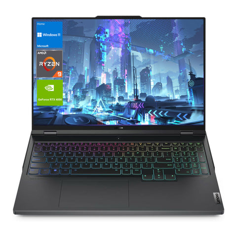 LENOVO Legion Pro 7 Gen 8 Traditional Laptop 16" AMD Ryzen 9 32GB RAM NVIDIA GeForce RTX 4090 1TB SSDSSD 1TB SSDSSD Storage Windows 11 Home 240Hz - Grey