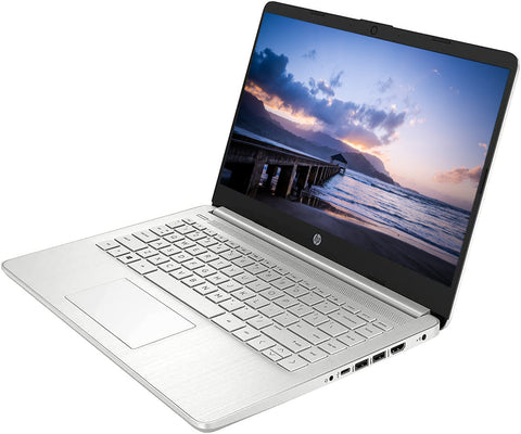 HP 14 Laptop, 14" FHD Display, AMD Ryzen 3 3250U Processor, USB Type-C, Wi-Fi, Webcam, HDMI, Windows 11 Home, Silver