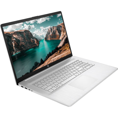 HP 17 Laptop, 17.3" HD+ Touchscreen, Intel Core i7-1255U Processor, Webcam, HDMI, Backlit Keyboard, Wi-Fi, Silver