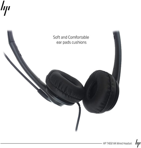 HP 3.5mm Stereo Wired Business Headset, Customer Service Headset with Microphone for PC/MAC