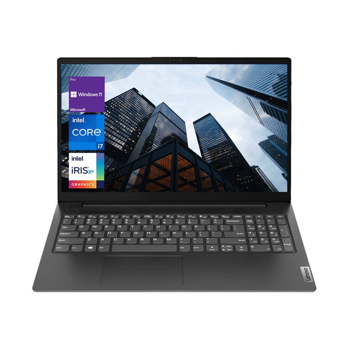Lenovo V15 G2 Business Laptop, 15.6" FHD Display, Intel Core i7-1165G7, Webcam, HDMI, Type-C, RJ-45, Wi-Fi, Windows 11 Pro, Black