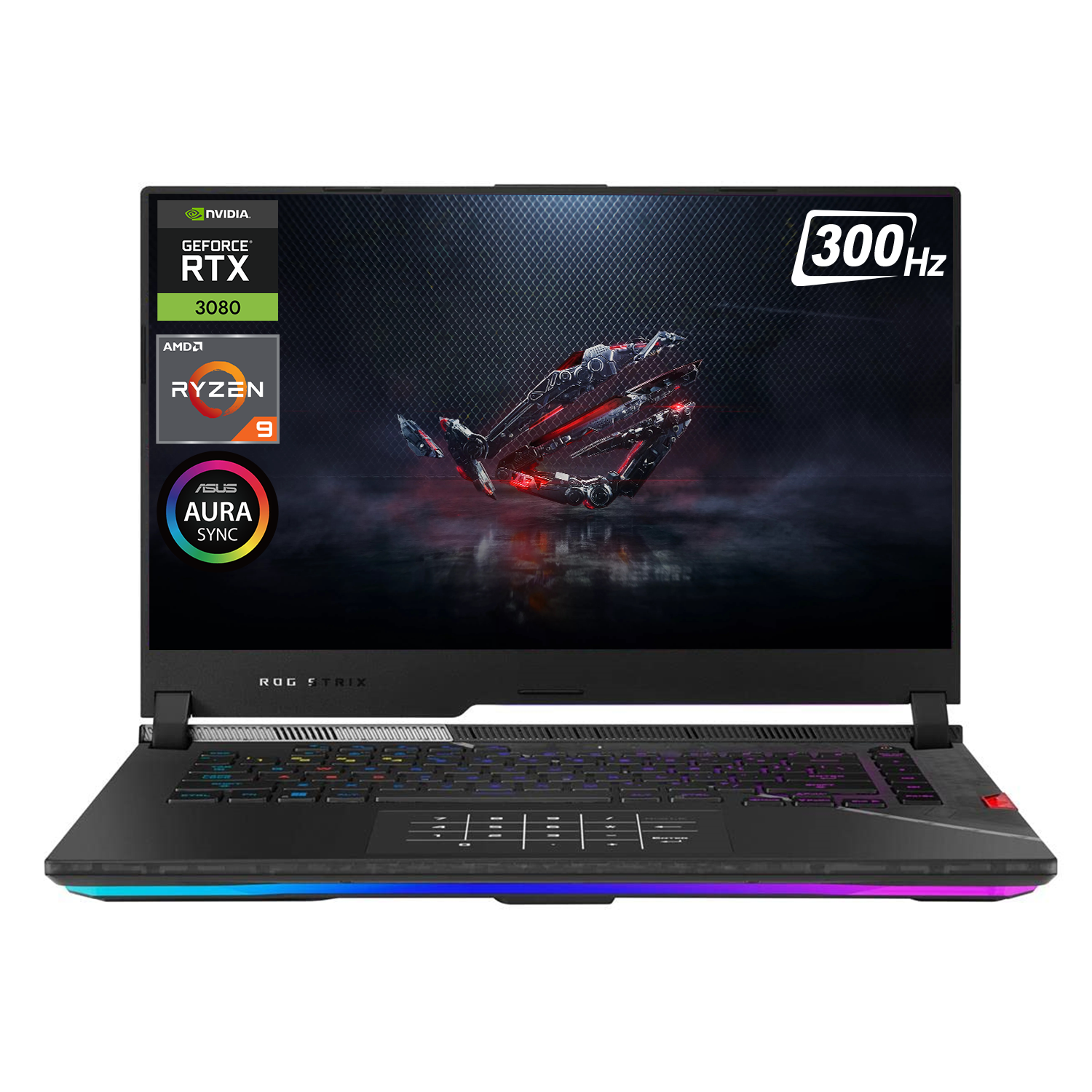 ASUS ROG Strix Scar 15 G533 Gaming Laptop, 15.6” FHD 300Hz Display, AM ...