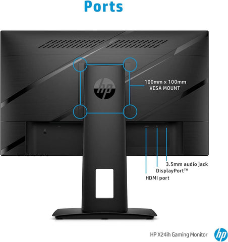 HP X24ih 24-inch FHD (1920 x 1080) 144Hz Anti-Glare Gaming Monitor